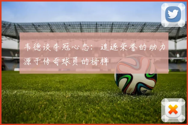 韦德谈夺冠心态：追逐荣誉的动力源于传奇球员的榜样